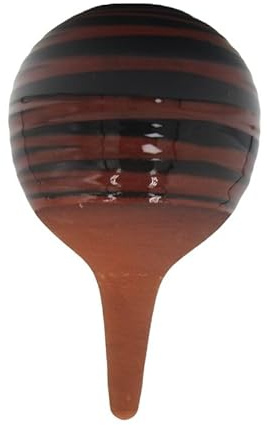 Ollas Lutton Olla Terrakotta, 40 cl, freistehende Bewässerung für Pflanzen im Freien, umweltfreundlich & sparsam, natürliches Bewässerungssystem, Laufzeit 3 Tage | Spiralen, Schwarz