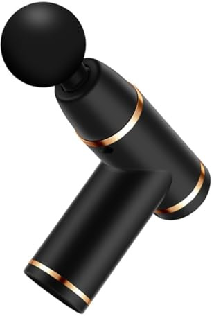 UTHCLO Masajeador de Tejido Profundo Recargable USB 1800mah 4 Cabezales, Dispositivo de Percusión Muscular Portátil para Aliviar Rigidez, Equipo de Fitness Adecuado para Gimnasio y Uso