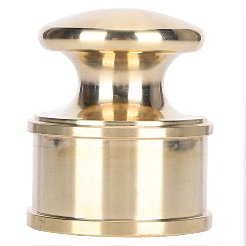 Leder Briefbeschwerer Metall Briefbeschwerer Handpressen Leder Weight Presser für Lederschnitzen Stanzen Lederherstellung Zubehör(Kupfer)