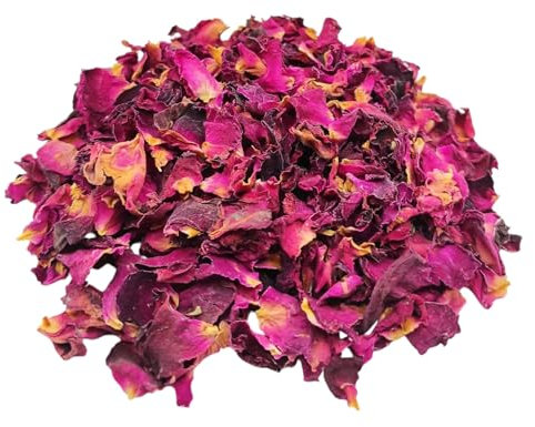 Pétales De Rose Entiers Comestibles Séchés 40g - 1,95kg Qualité Premium (40 grammes)