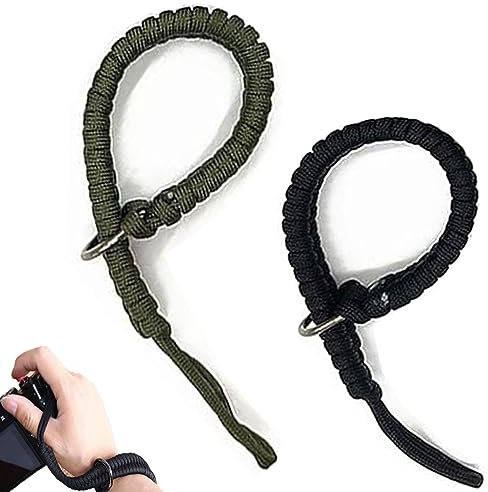 Pyuyan 2 Stücke Digitalkamera Handschlaufe, Handschlaufe Kameragurt Für Alle Dslr, Verstellbare Handschlaufe, Kameragurt Schnellverschluss für Kompatibel mit Nikon,Canon,Sony,Olympus DSLR