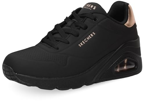 Skechers Dam UNO Wedge-Hi Steps sneakers, svart, 37 EU