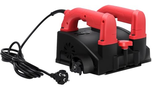Pialla Elettrica Con Valigetta Di Trasporto 1200w Profondità Regolabile Per Pareti Soffitti Pavimenti Per Rimuovere Il Vecchio Mastice (Rosso)