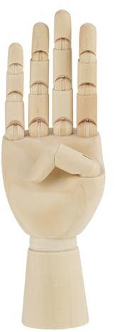 Frauen-Hand-Körper-Künstler-Modell, Gegliedert, Gegliedert, Holzskulptur, Schaufensterpuppe aus Holz (7 Zoll rechts)
