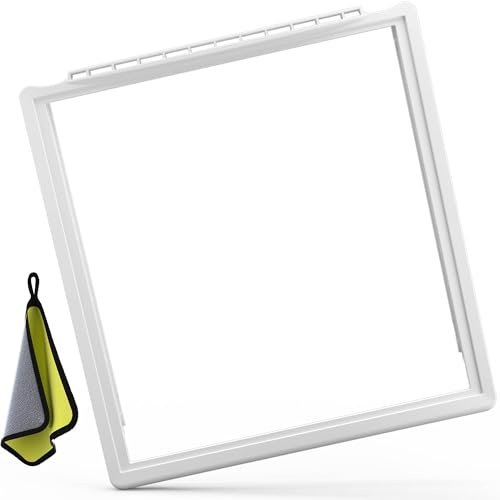 241969501 Refrigerator Shelf Frame without Glass Compatible with Frigi-daire Shelf Replacement LFSS2612TF FGSS2635TF FFSS2615TS,AP4433007 Frigi-daire Refrigerator Parts Crisper Drawer Pan Cover