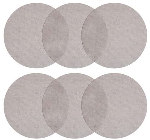 DTGN 15 Pcs 225 mm Grid Sanding Discs 400 Grit Aluminum Oxide Abrasive | Anti-clogging Dust-free Hook and Loop Wall Sanding Discs for Wood Paint Car Putty Wall Dust Sanding