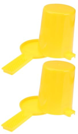 SHINEOFI 2pièces Nourrisseur Abeilles Pour Jardin Abreuvoir Rond à Remplissage Rapide Pour Ruche Distribuant Eau Constamment Aux Abeilles Sans Risque De Noyade