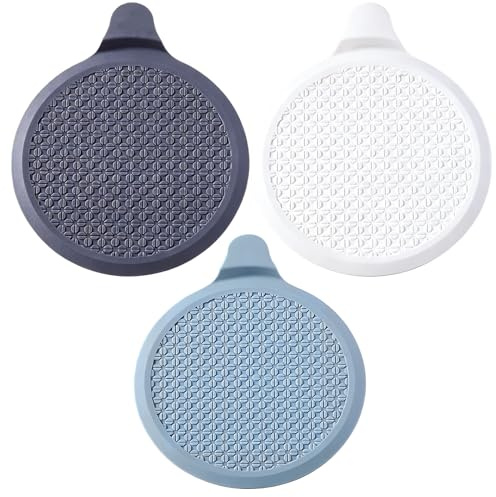 3 Pcs Silicone Bathtub Stopper, 5.1 inch Sink Plug, Diamete Universal Bath Plug Bathtub Drain Stopper, Tub Stopper Recyclable Rubber Drain Plug for Kitchen Sink Bathroom Washbasin