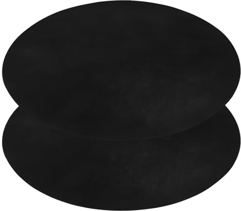 FELTECHELECTR Tapis de Cuisson Rond en PTFE pour Barbecue, 2 Pièces, Antiadhésif, Facile à Transporter Ranger, pour Légumes et Kebabs Barbecue