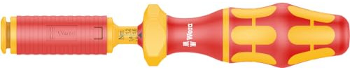 Wera 05074752001 7440 VDE Kraftform Manche dynamométrique réglable, 9 mm Hex, 0,3-3,5 Nm, Rouge