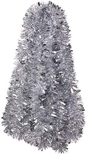 DIYSAY 6m Silver Christmas Garland for Christmas Tree Decoration