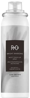 R+Co Bright Shadows Root Touch up Spray, Dark Brown, 1.5 Oz