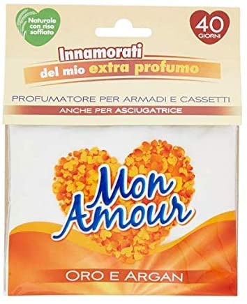 Felce Azzurra Mon Amour Oro e Argan Profumatore Armadio Armadio Armadio Armadio Cassetti 12 g