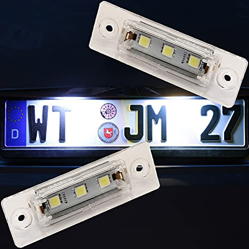 LED Kennzeichenbeleuchtung von Recambo passend für VW Passat 3b Limo + 3c B6 Variant | T5+T6