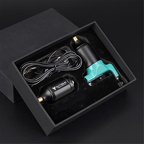 Macchinetta Per Tatuaggi Rotativa Professionale A Doppio Motore Con Azionamento Diretto 9000 Giri/Min/11000 Giri/Min Corsa Regolabile Pistole Per Tatuaggi Con Cavo RCA Tattoo Artist,Blu