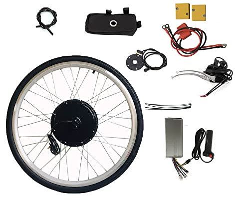 RibasuBB 28 Zoll Ebike Umbausatz 48V 1000W, Elektrofahrrad Conversion Kit, E-Bike Conversion Kit Umbausatz Frontmotor Vorderrad Ebike Pedelec Motor