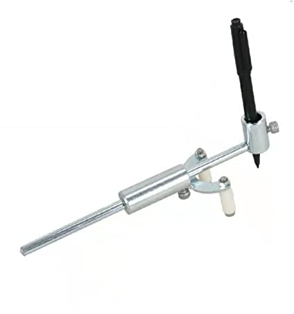 ZYWUOY Rueda de reparación de abolladuras de automóvil, herramientas de marcado de línea de carrocería de arco ajustable de metal, adecuadas para herramientas de reparación de chapa automotriz