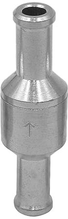 SHYISY Válvula antiretorno Válvula de retención unidireccional Combustible sin Retorno Gasolina Diesel Aleación de Aluminio for Autos Helicópteros Barcos Motocicletas (Size : 8mm)