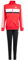 adidas Unisex - Bambini SEASONAL ESSENTIALS TIBERIO 3 STRIPES TRICOT TRACKSUIT, Pure Ruby/White, 7-8 Years
