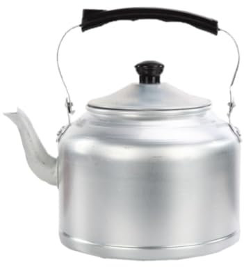 SOCUY Bouilloire Sifflante Bouilloire en Aluminium, Bouilloire À Thé, Cafetière, Bouilloire À Thé De Cuisine, Bouilloire À Sifflement Bouilloire à Flûte (Color : Blue,Silver, Size : 24cm)