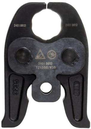 TekTools 'M' Jaws for TZ1550 Press Tools - Specialized Plumbing Press Fitting Components, 35mm