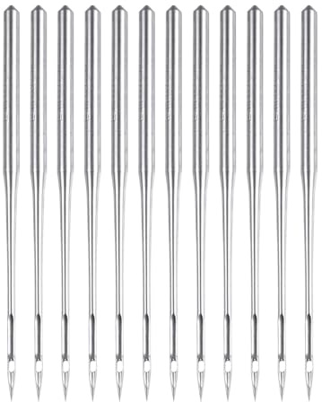 QUARKZMAN 30stk Näh Maschinen Nadeln Größe 75/11 Schnell Näh Bügeleisen Universal Normale Spitze Maschinen Nadeln Stick Näh Werkzeug für Basteln Heimwerken Einsatz