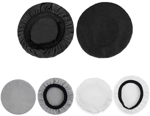 EIHI Fundas para Auriculares, Transpirables, Lavables, Elásticas, Aptas para Auriculares de 6-7,5 cm, Reutilizables, 6 Piezas