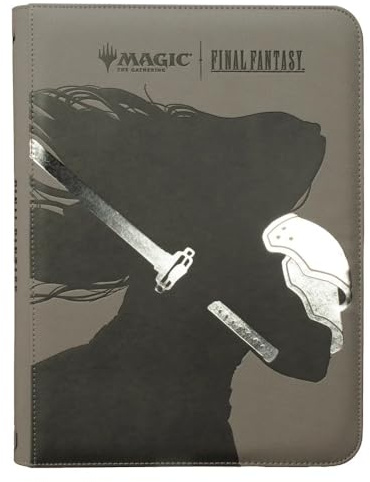Ultra PRO - Final Fantasy x Universes Beyond Sephiroth (Wisnu Tan) - Raccoglitore professionale con cerniera a 9 tasche per Magic: The Gathering | Album da collezione di carte TCG, raccoglitore MTG
