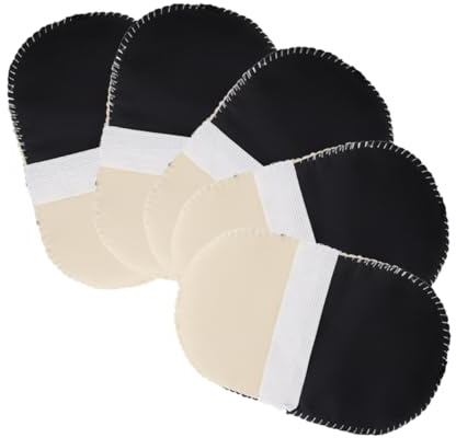 FOMIYES Shoe Polishing Gloves 5pcs Set Plush Shoe Cleaning Mitts Leatherware Cleaner for Boots Car Care Buffing Shine Household Cleaning Assorted style