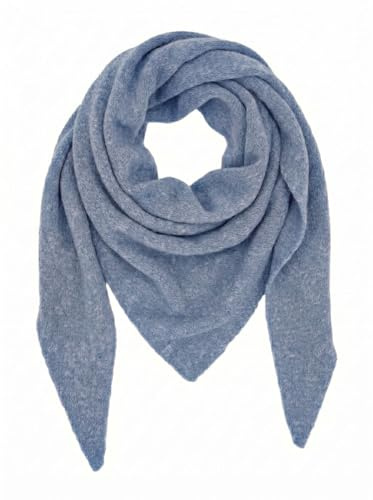 styleBREAKER Damen Strick Dreieckstuch Viskose Wolle | Großzügige 190x80 cm Maße, kratzfreier Feinstrick, wärmend. Als Stola oder Halstuch drapierbar. Handwäsche empfohlen.