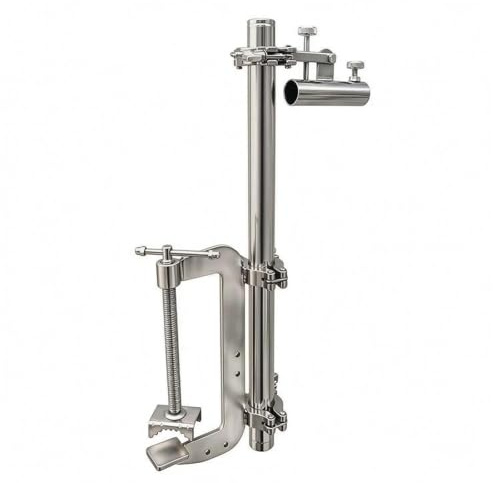 Xgdsnly Clamp-on Fishing Rod Holder Rust Resistant Clamp on Umbrella Holder Easy to Install Boat Accessory for Anglers