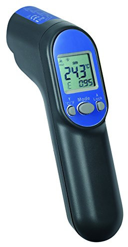 TFA Dostmann Scantemp 450 Infrarot-Thermometer, berühungsloses Messen, Oberflächentemperatur, auch für Profi-Einsatz, Anthrazit, L 42 x B 82 x H 182 mm