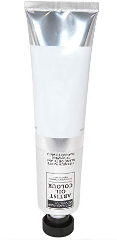 Magi® Artist Ölfarbe, 200 ml Großtube in 30 Farben, feine Künstlerqualität (01-titanweiß)