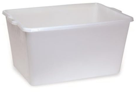 Ecoplast | Cesta Porta Pane Piccola, Capacità 80 Lt, Colore Neutro, 67,5x 46x37,5, Made in Italy