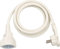 Brennenstuhl Cable alargador de 2 m con Enchufe Plano (alargador eléctrico, Enchufe Plano, para Interiores) Blanco