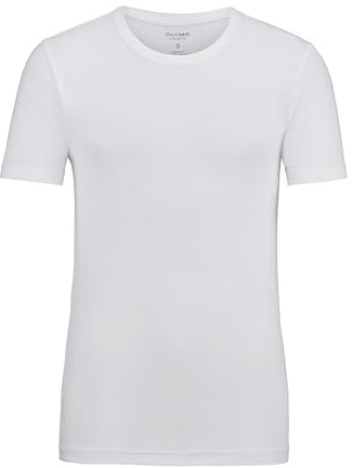OLYMP Herren Unterhemd Kurzarm, Weiß , XL