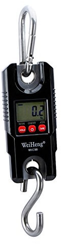 Tutoy Wh-C300 Mini 300 Kg 100 G Gancho Resistente Colgando Báscula Electrónica Digital Escala Peso Grúa