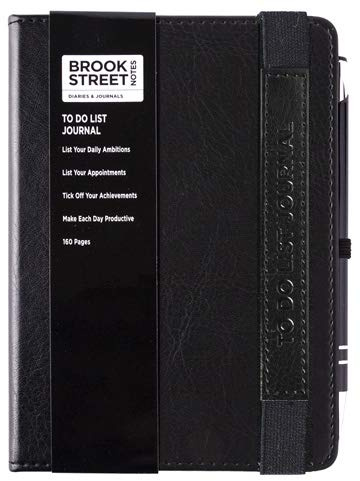 Cuaderno de notas A6, lista de tareas, gama nueva, color negro A6