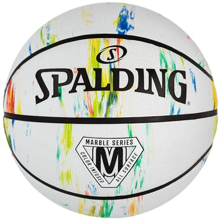 Spalding Marble Series Multi-Color Outdoor Basketball 29.5