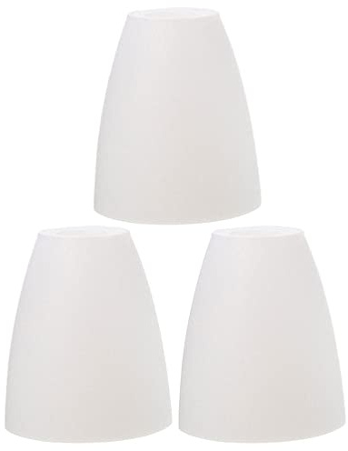 Angoily 3Pièces Abat-jour Plastique Minimaliste pour Lampes de Sol Table Remplacement Décoratif avec Protection des Yeux Installation Facile
