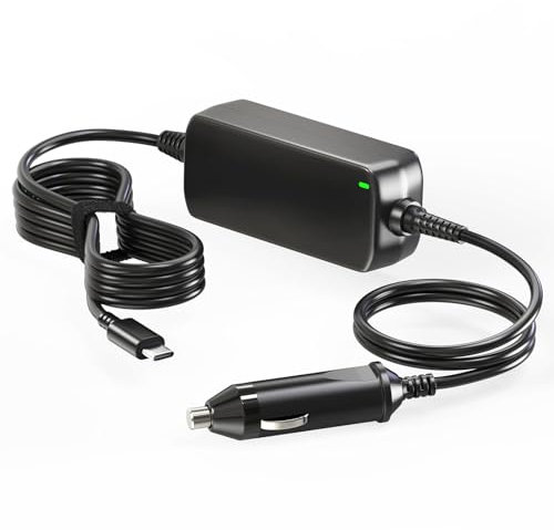 Zolt Chargeur de Voiture USB C Ordinateur Portable, 100W Adaptateur DC pour Thinkpad HP Spectre Dell XPS Acer ASUS Chromebook Samsung Macbook Pro Air Huawei Matebook