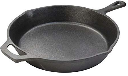 OQHAIR Sartén Sartén Mineral de Hierro primario Sin Recubrimiento Antiadherente, para Cocina de inducción, Estufa de Gas y Estufa de cerámica eléctrica, Etc. Diseño de disipador de Calor
