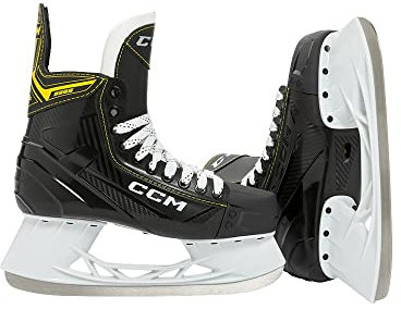CCM Super Tacks 9355 Eishockey Schlittschuhe INT-JR, 125 Steifigkeitsindex, Speedblade-Halter (Weite: D, Größe: 4.0 = EU 36.5)