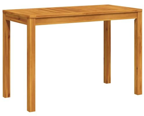 vidaXL Tuintafel 110x55x75 cm massief acaciahout