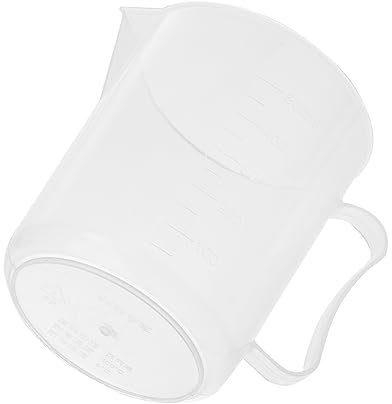 PRETYZOOM 2 Caraffe Graduate in Plastica Da 500 Ml Per Medicinali Da Cucina