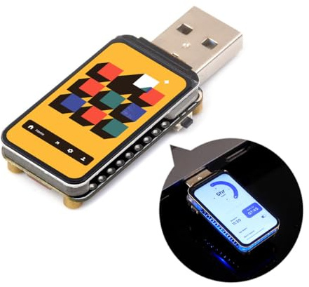 Waveshare ESP32-S3 1.47inch LCD Display Development Board, 172×320, 262K Color, Dual-core Processor Up to 240MHz Frequency, Supports WiFi & BLE 5, with Colorful RGB LED, ESP32 with Display