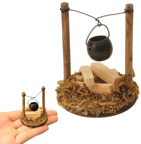 Miniatur Weihnachten Lagerfeuer, Miniatur Wichtel Zubehör, Mini Lagerfeuer Wichtelzubehör, Wichtel Zubehör Weihnachten, Miniatur Puppenhaus Zubehör, Puppenhaus Zubehör Weihnachten