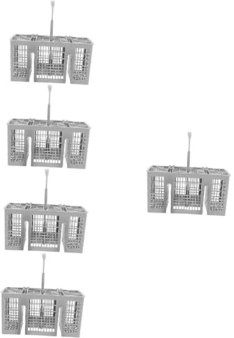 Artibetter 5piezas Cesta De Cubiertos Para Lavavajillas Organizador De Utensilios Compacto Fácil Instalación y Resistente Para Minimiza Daños Utensilios