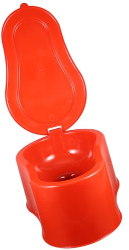 Ipetboom Inodoro Portátil de PVC Reforzado Diseño Anti-Olores para Acampadas y Emergencias para Niños y Adultos Color Aleatorio