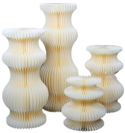 Alzate for torte, tavolo da dessert, supporti cilindrici da 5 pezzi for feste, piedistallo for feste Colonne pieghevoli in cartone Tavoli cilindrici Tavolo da dessert con colonna romana